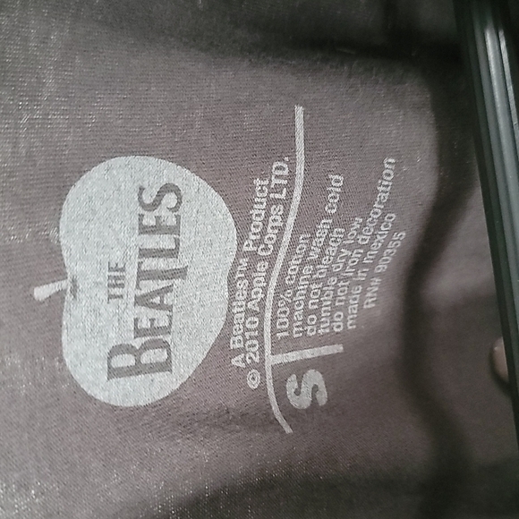 Beatles T-Shirt Men's Size XL Short Sleeve Brown 2010 Apple Corps 100% C… - Picture 5 of 5